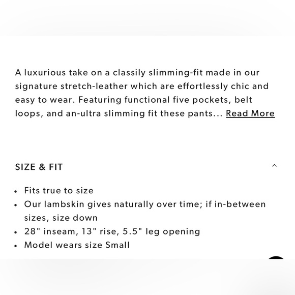 SPRWMN leather pants! Gorgeous soft black leather size S. Worn once like new!🖤 - Picture 12 of 16